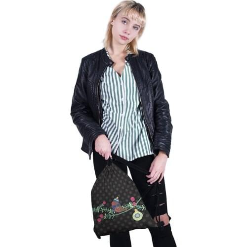 Pocke trope bagpocket rope women men bag New Christmas Series Bundle Bag 3D Digital Printed Cartoon Christmas Tape Shoulde Bag