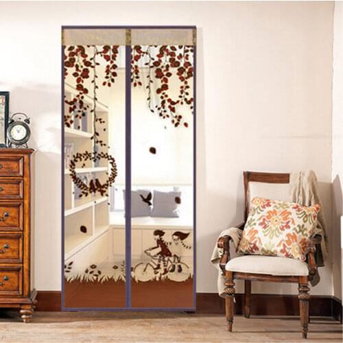 2020 Summer New Mesh Door Curtain Magnetic Fly Bug Anti Insect Mosquito Encrypt Screen Protector
