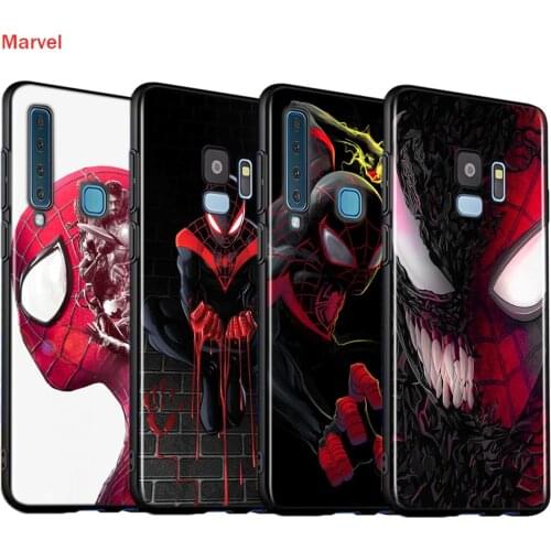 Silicone Cover Cool Spider-Man For Samsung Galaxy A9 A8 A7 A6 A6S A8S Plus A5 A3 A02 Star 2018 2017 Phone Case