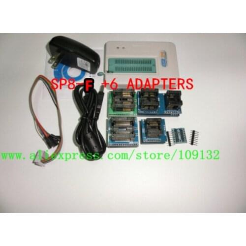 SP8-F Universal Programmer( 25T80/24C/93C/BR90 93 /SPI BIOS) +6ADAPTERS