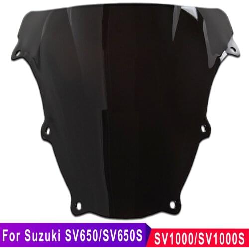 1 Pcs Motorcycle 2003-2012 SV650 Windshield Windscreen Screen For Suzuki SV 650 1000 Glass SV1000 2003-2008 Wind Deflectors
