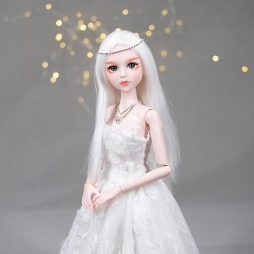 1/4 BJD Doll 45cm female Plastic joint moveable doll,with make up