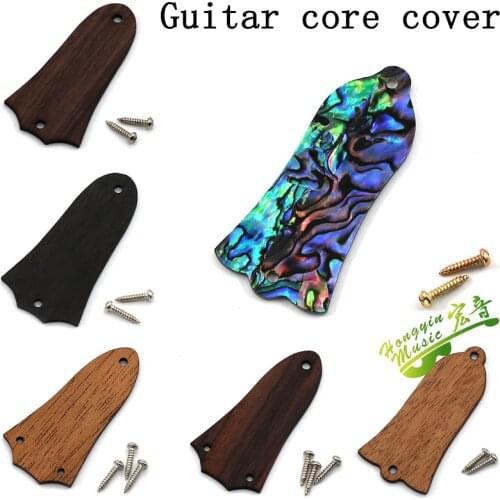 1 Piece Acoustic Guitar Electric Guitar Truss Rod Cover Iron Core Bell-Shaped 2 Hole 3 Hole LP SG Matching screw
