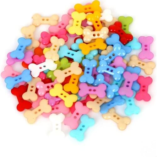 150Pcs/lot 18*10mm Resin Cartoon Buttons Sewing Tools Decorative Button Scrapbooking Garment DIY Apparel Accessories