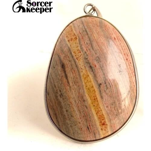 206 New Natural Cabochon Red Malachite Stone Beads Necklaces & Pendants For Women Crystal Jewelry Accessories Gift Sale -FS785