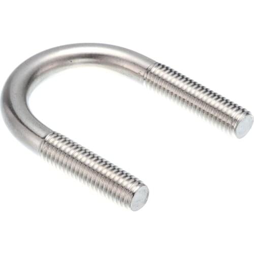 4pcs/lot Stainless steel clamp U bolt U-bolts M6*22/27/34/42/48/51/60 304 stainless steel U-bolt