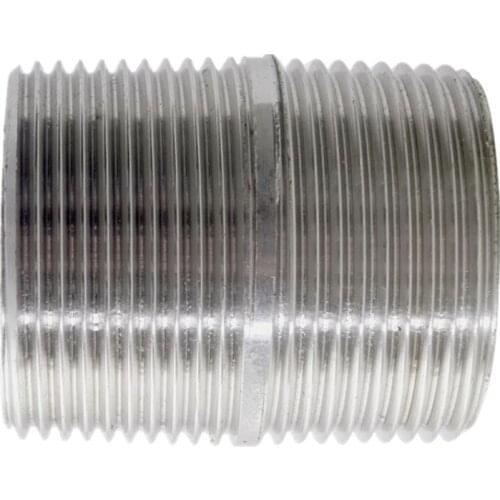 1/2"x1/2" Stainless Steel Close Nipple 30mm Long 5pcs a Pack