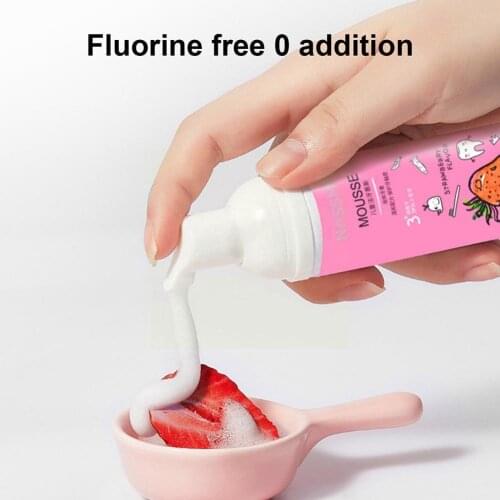 60ml Toothpaste Oral Care Teeth Cleaning Mouthwash Foam Cleaning Mouth Toothpaste Childrens Foaming For Kids Wash Teeth I4N5