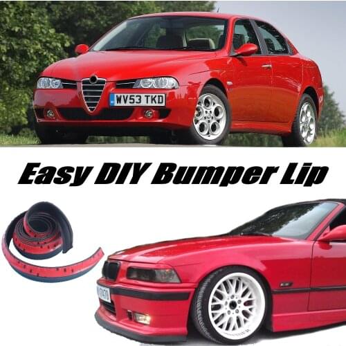 Bumper Lip Deflector Lips For Alfa Romeo 156 AR 1997~2007 Front Spoiler Skirt For Car Tuning / Body Kit / Front Skirt