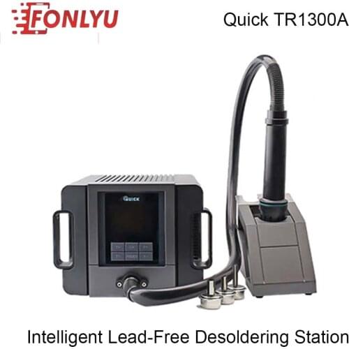 QUICK TR1300A 1300W Heat Gun Nozzle 110V 220V Hot Air Blower Welding Solder Station 100 To 500 Temperature Adjustable Home