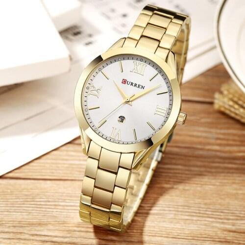 2020 New Gifts For Women Fashion Casual Steel Quartz Watch Curren Brand Women Watches Fashion Ladies Clock relogio feminino 9007