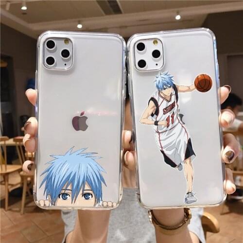 Kuroko No Basket Anime Case For Apple iphone 12 Mini 11 Pro Max XS XR X 8 7 6 6S Plus SE2020 Clear Soft transparent Phone Coque