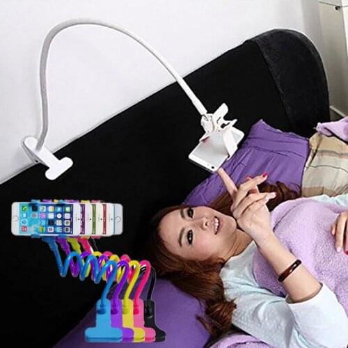 Lazy Phone Holder Rotating Flexible 360 Clip Mobile Cell Phone Holder Stable Bed Desktop Bracket Mount Stand Base Bracket clip