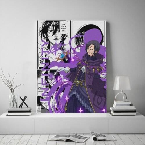 Home Decoration Canvas HD Print Seven Deadly Sins Merlin Poster Painting Anime Living Room Wall Art Modular Picture No Framework