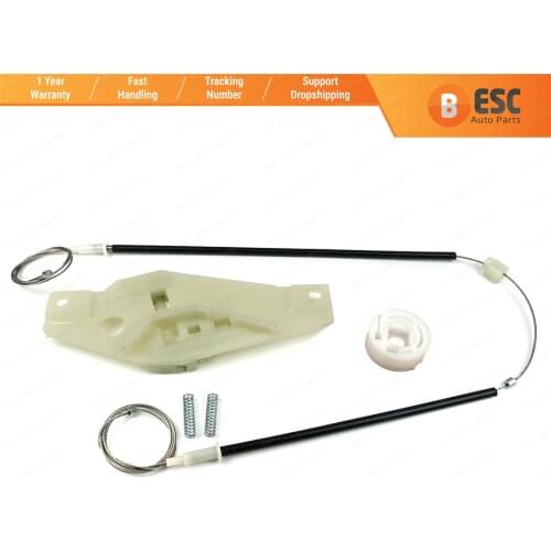 EWR5413 Electric Power Window Regulator Bracket Set Front Right Door 6981002051 for Toyota Corolla Compact E10 1992-99 5-Door