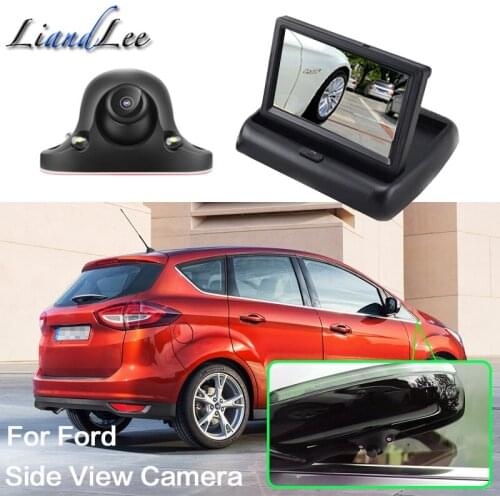 For Ford C-Max Edge Fiesta Kuga Parking assist Camera Image Car Night Vision Front Side Rear View CAM Right Blind Spot Camera