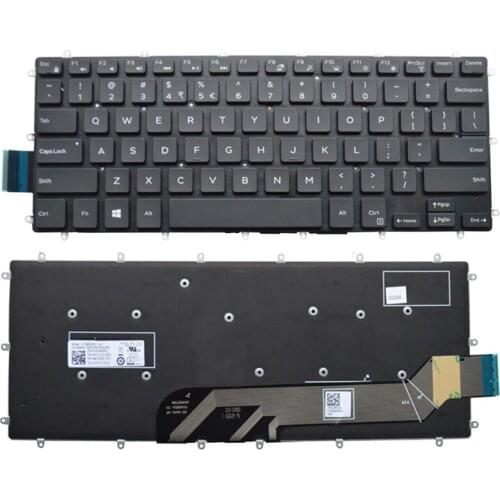 Laptop US Keyboard For Dell 2 in 1 13- 5368 5378 7368, 7472 7368 7378 7569 7579 Notebook Keyboard