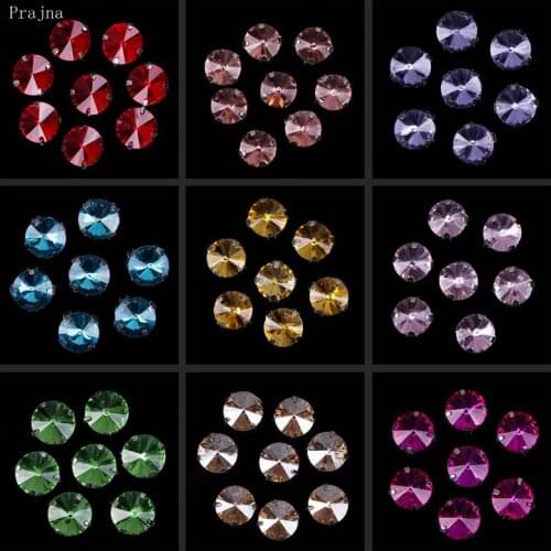 Round Four Claws Diamond Decoration Jaw Drill Rhinestone Strass Crystals Rhinestones Sew Rhinestones Applique Diamante For