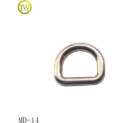 Gold color metal buckle D ring buckle for bag accessories 20mm