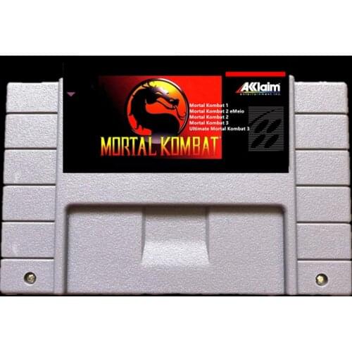 Mortal Kombat 5 in 1 USA-NTSC version 16 bit 46 pins video games