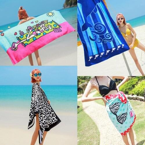 Mounchain outdoor tools camping mat Women Printing Scarf Sunshade Photograph Rectangle Shawl Beach Towel