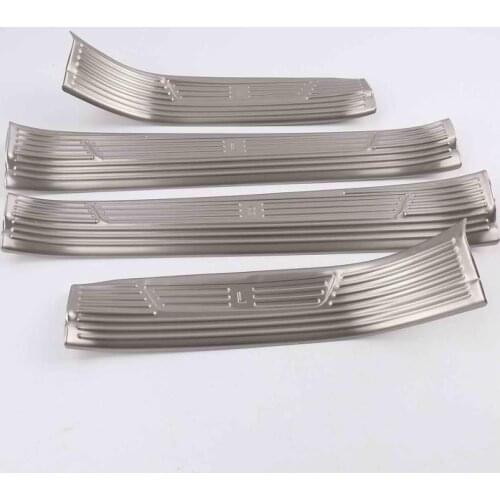 For Ford Territory 2019-2020 Door Sill Scuff Plate Threshold Protective Trim Stainless Steel car accessories 4pcs/set