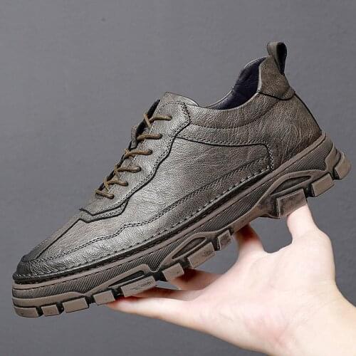 New Men High Quality Business Casual Shoes Brand Trend Soft Comfortable Mens Lace up Oxford Shoes