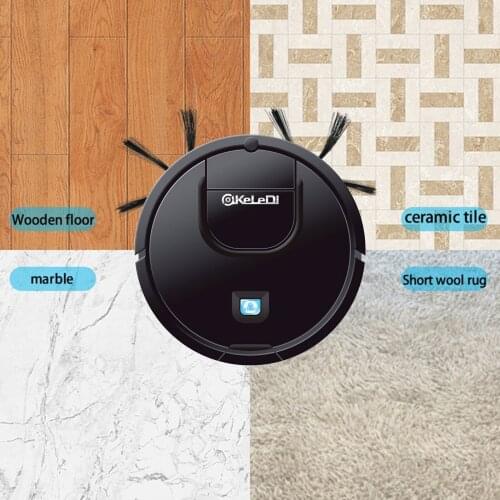 Robot Vacuum 3 in 1 USB Rechargeable 1800PA Strong Suction Auto Robot Vacuum Cleaner Sweeper Mop for Home Floor Cleaning