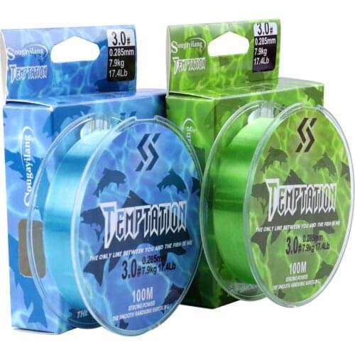 Sougayilang 100M Nylon Fishing Line Monofilament Thin Fishing Line Smooth Casting Fishing Line Thread for Saltwater Freshwater