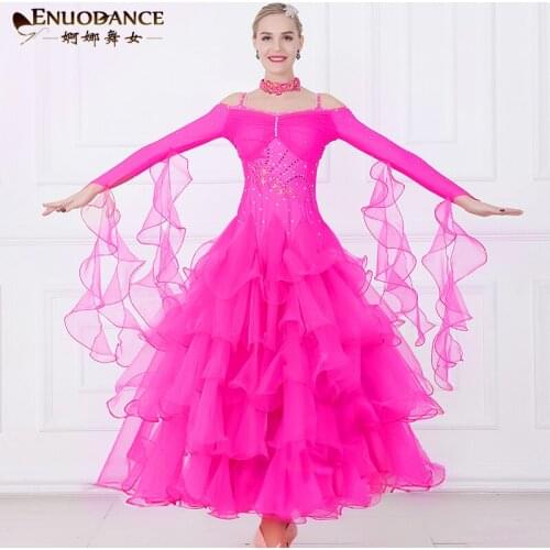 Modern Dance Dresses Long Sleeve Suit National Standard Dance dress Modern Dance Dresses Performance Dresses