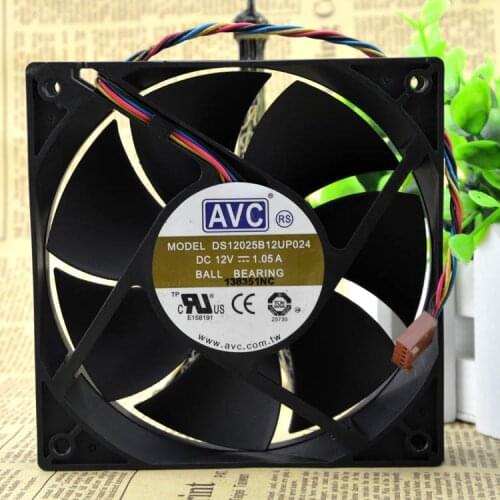 Super air volume avcds 12025b12 up02412v 1.05a12cm 4-wire FOR PWM speed regulating fan
