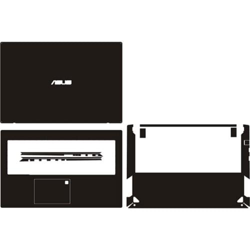 Carbon fiber Vinyl Laptop Sticker Skin Cover Protector for ASUS X571GT F571GT F571GD 15.6"