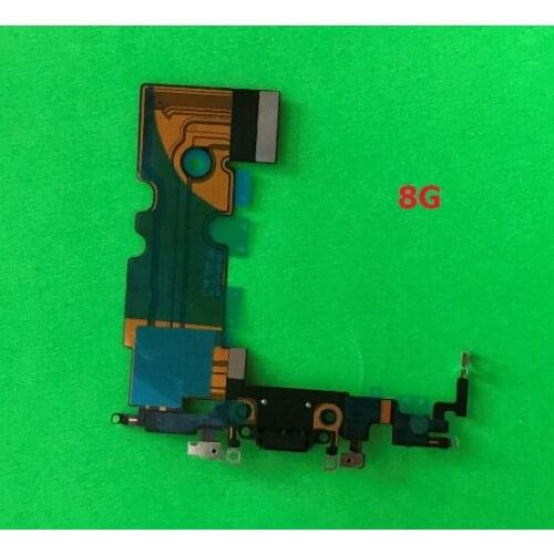 10pcs/Lot New Charger Charging Port Dock USB Connector Flex Cable For iPhone 8 8G 4.7" Flex Ribbon Repair Parts