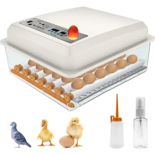 110/220V Eggs Incubator Brooder Bird Quail Chick Hatchery Incubators Poultry Hatcher Turner Automatic Farm Incubation Tools