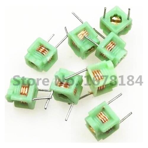 20PCS 2.5T 3.5T Common Mode Inductors Hollow Coil Adjustable Inductance MD0505 5*5-C