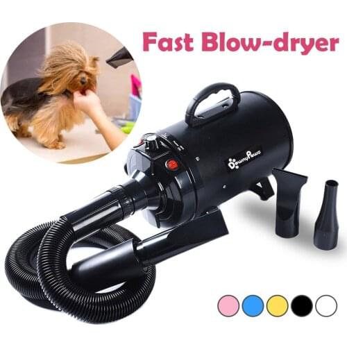 2800W Power Hair Dryer For Dogs Pet Dog Cat Grooming Blower Warm Wind Secador Fast Blow-dryer For Small Medium Large Dog Dryer