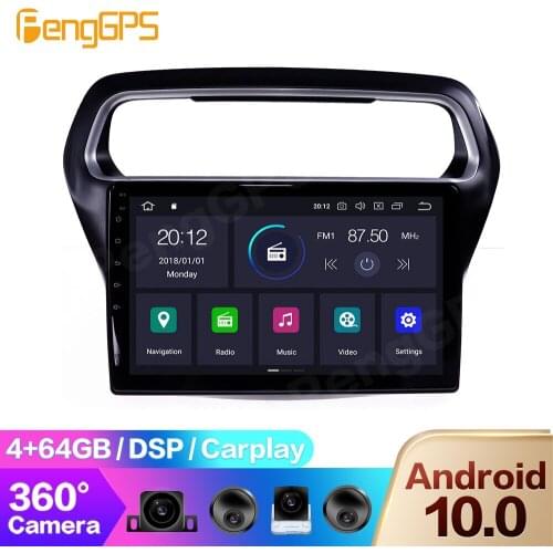 360 Camera DVD Player for Ford Escort 2015-2018 Android Multimedia Radio GPS Navigation Carplay DSP Touch Screen Headunit PX6