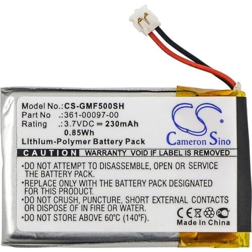 Cameron Sino 230mah battery for GARMIN Fenix 5 361-00097-00 batteries