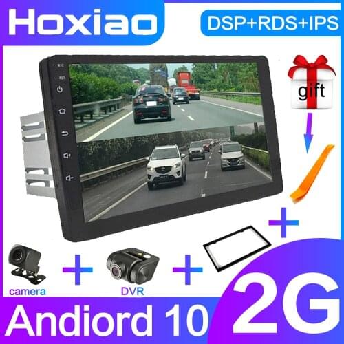For Nissan Renault Toyota 2 Din Android 10 Car Radio Multimedia Car Player Stereo GPS Navigation Bluetooth Video Dual Recording