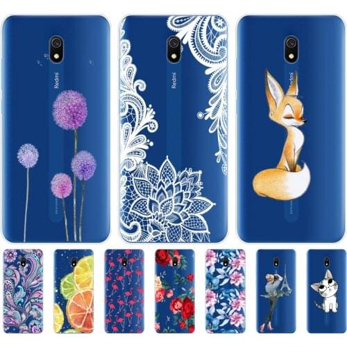 Silicon case for xiaomi redmi 8a cases full protection soft tpu back cover on redmi 8a bumper hongmi 8a phone shell bag coque