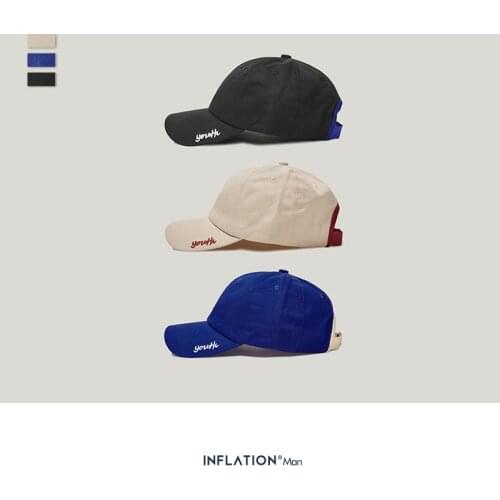 INFLATION Casual Baseball Caps Men Women Snapback Adjustable Cap Unisex Streetwear Hip Hop Basketball Caps For Adults 163CI2019