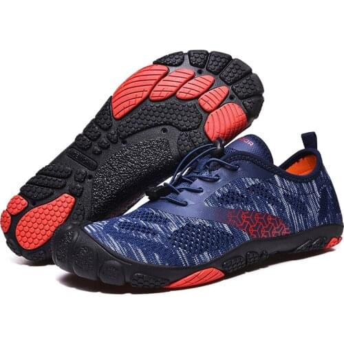 Unisex Swimming Diving Upstream Water Sports Shoes Mesh Breathable Non-slip Couple Sneakers Seaside Beach Women Men Aqua Shoes