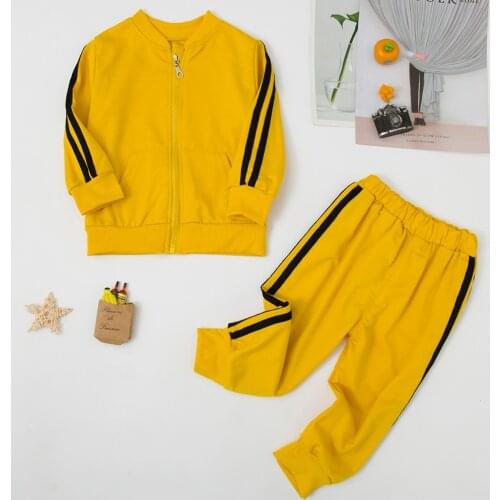 Fashion Children Clothes Autumn Baby Girls Clothing Boys Cotton Jacket Pants 2Pcs Set Child Sport Casual Costume Kids Tracksuits
