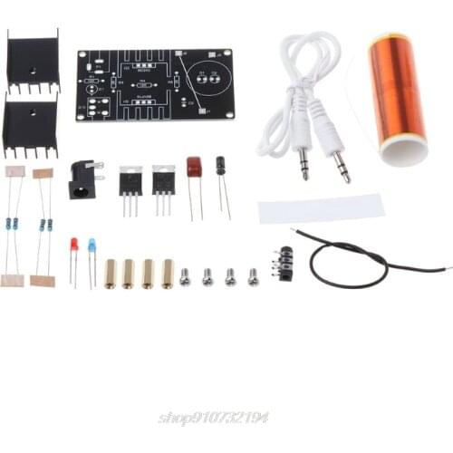 Mini Music Tesla Coil Plasma Speaker Tesla Wireless Transmission DIY Coil Kit N06 20 Dropshipping