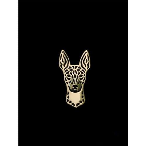 New Design Classic Animal Rat Terrier Dog Broche Gold Silver Color Designer Brooch For Men Overwatch Gift For Friend Father