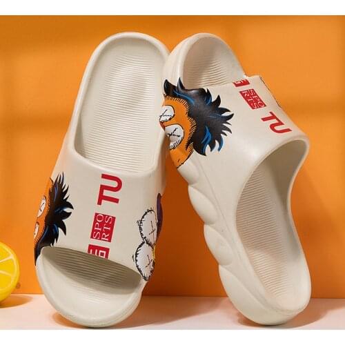 One-word Slippers Mens Summer 2021 New Outdoor Personality Beach Shoes Sandals Mens Sandals Mens Tide