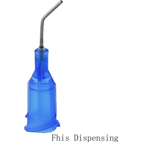 Stainless Steel Distribution Blunt Tip 22G 45 Degrees Elbow Dispensing Needles Pack of 20