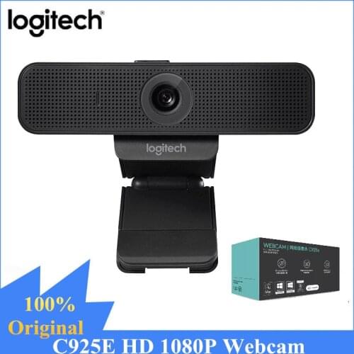 New Original Logitech C925e 1080p HD Webcam Autofocus USB Cam With Built-In Stereo Microphones Professional Wide Angle Cam