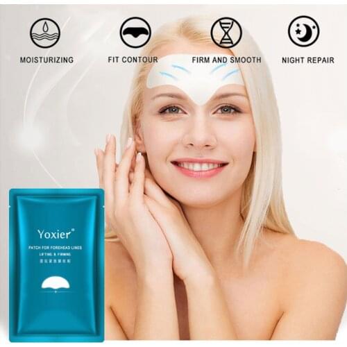 Yoxier Forehead Line Removal Patch Anti Wrinkle Forehead Firming Mask Frown Line Treatment Stickers Anti-aging Lifting Skin Care