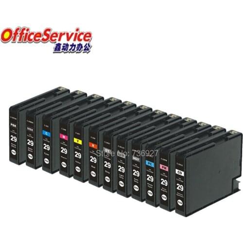 PGI29 PGI 29 PGI-29 Compatible ink Cartridge For Canon PIXMA PRO-1 inkjet printer, Pigment full ink with chip